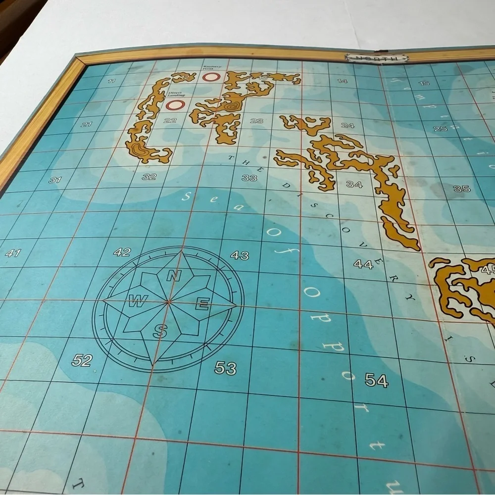 Vintage Lost Treasure Board Game Game Board ONLY